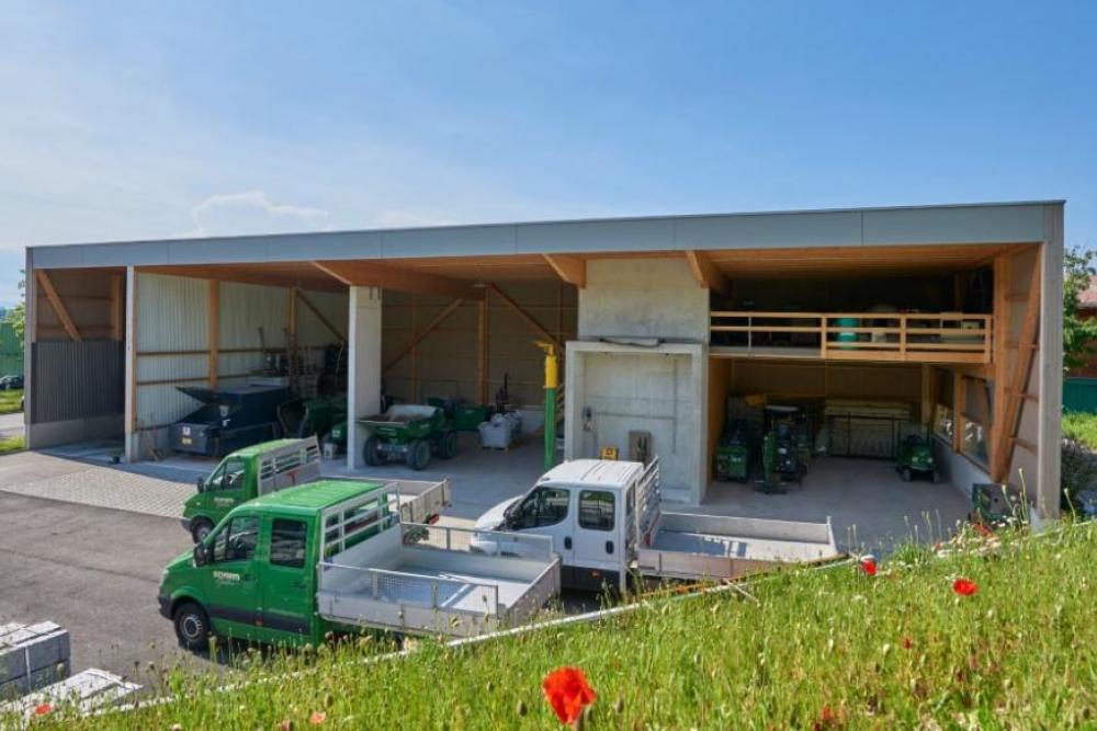 Werkhalle Schmid &amp; Partner Gartenbau AG, Hindelbank